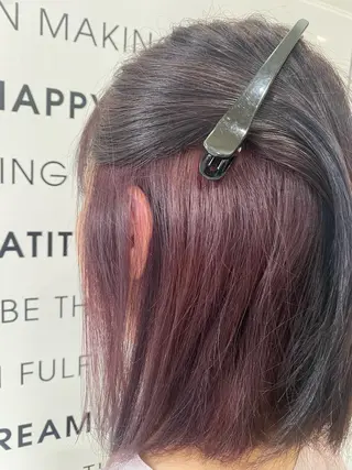 カラー seina🩰 ブリーチ/ヘアセットのヘアスタイル