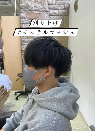 ショート カラー メンズ navile 銀座 角田 龍太のヘアスタイル