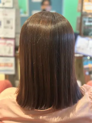 ミディアム パーマ bissflare 三津橋のヘアスタイル