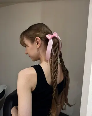 ロング カラー newi remi🖤のヘアスタイル