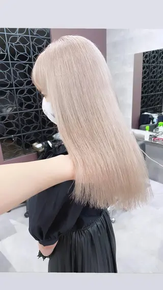 ロング カラー Via officialのヘアスタイル