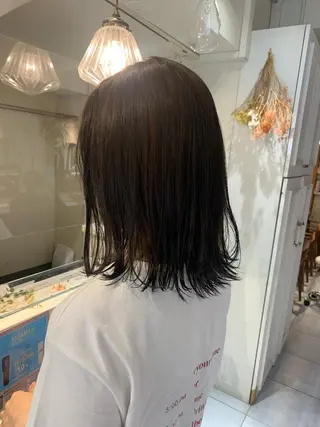 ミディアム 田中 未澪のヘアスタイル
