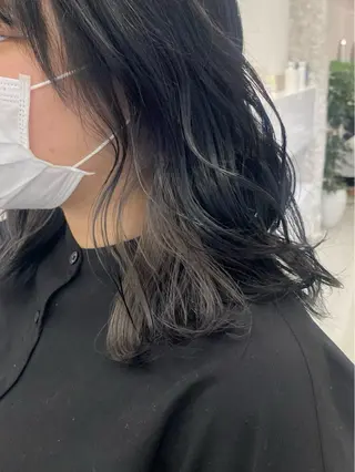 ミディアム カラー NIKO/名古屋/ 伏見/花屋併設のヘアスタイル