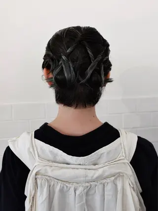 ショート ヘアアレンジ mina 🌷のヘアスタイル