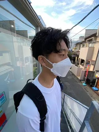 ショート パーマ メンズ flui hair所属・ショート✨美髪矯正✨ wasaiのヘアスタイル