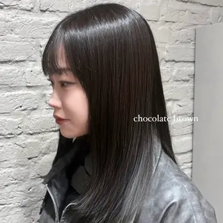 ミディアム カラー tastydoor/ 宮﨑衣知花のヘアスタイル