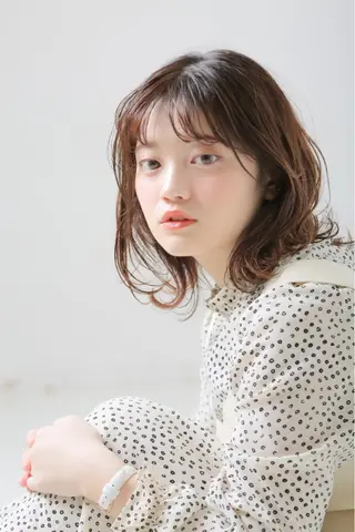 ミディアム 表参道/髪質改善/ 髪質改善カラー/遠藤のヘアスタイル