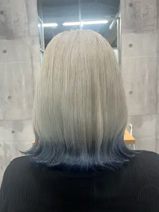 ミディアム カラー newi赤羽 HINATAのヘアスタイル