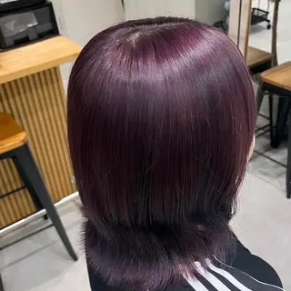 ミディアム omocha umiのヘアスタイル