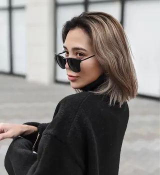 ミディアム カラー 美髪矯正　髪質改善 羽田セイゴーのヘアスタイル