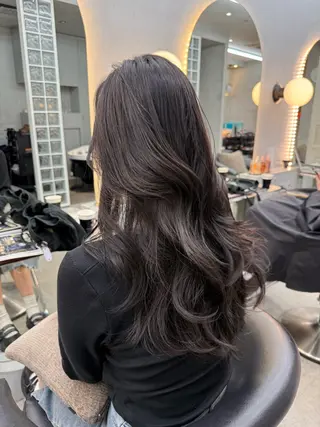 ロング カラー 福島 海翼のヘアスタイル