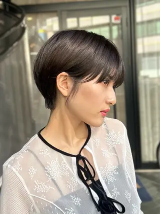 ショート calna by  elmo所属・ショート特化美容師 大阪京橋　大本　渉のヘアスタイル