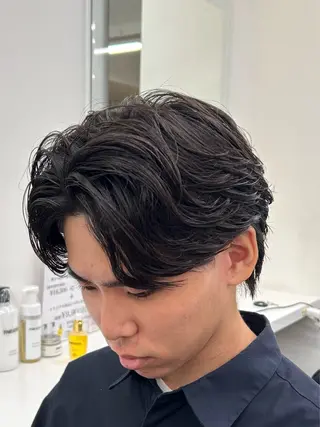 パーマ メンズ 🔷メンズセンターパ ートTAKUMI🔷のヘアスタイル