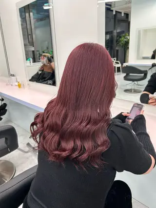 ロング カラー 💗爆美女製造機💗 ハイトーン-髪質改善のヘアスタイル