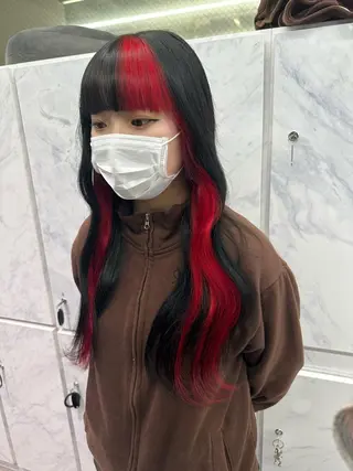 ロング プルエクステ/カラー ⭐️KIR̋Aのヘアスタイル