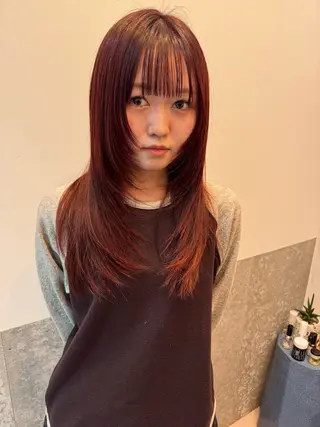ミディアム カラー センスをお届けします 大谷将生INFPのヘアスタイル
