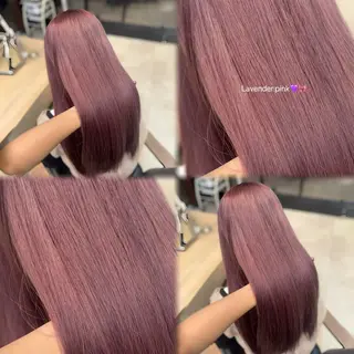 ロング カラー ハイトーン/艶カラー /ケアブリーチ/香音のヘアスタイル