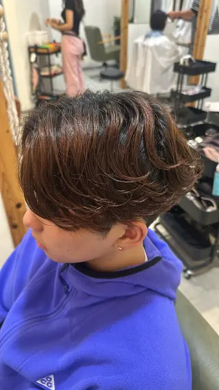 ミディアム パーマ メンズ Ren /メンズ/緩めパーマのヘアスタイル