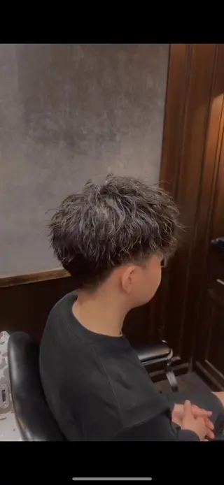 ショート パーマ メンズ ヒロ銀座 BARAER SHOP 横浜店所属・束感🔥パーマ🏍 兼平 将登のヘアスタイル