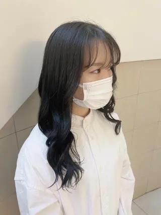ロング カラー 【韓国艶カラー🎀】 添田 菜摘のヘアスタイル