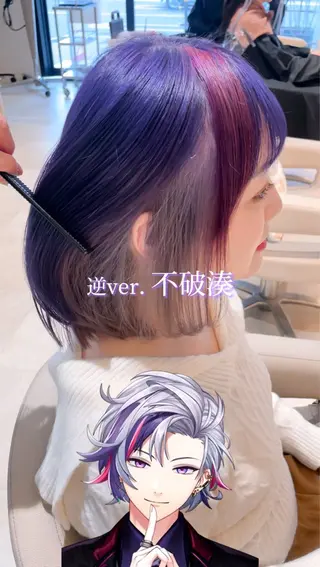 カラー 小顔カット/レイヤー 【WiLL】加藤のヘアスタイル