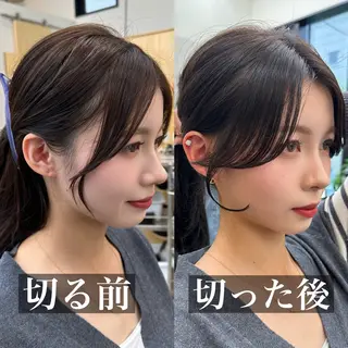 ロング カラー SALOWIN原宿AROA店所属・顔まわり神カット✂︎ 齋藤雄大【原宿】のヘアスタイル