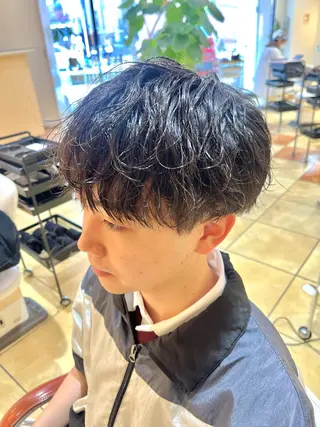 ショート パーマ メンズ メンズパーマ特化 外山　健太のヘアスタイル