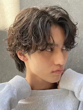 ミディアム メンズ fifth大分所属・fifth 安藤海哉のヘアスタイル