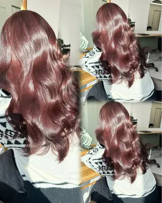 セミロング カラー ブリーチなし/レイヤ ー特化🌈Tommyのヘアスタイル