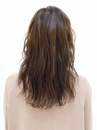 セミロング カラー パーマ ショート/ボブ オオタダイスケのヘアスタイル