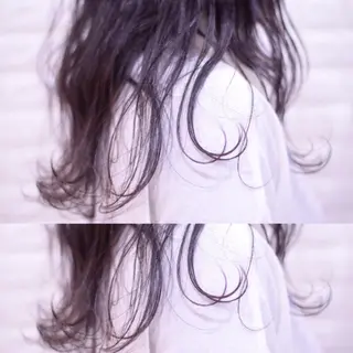 セミロング カラー ハイトーンカラー RYUのヘアスタイル
