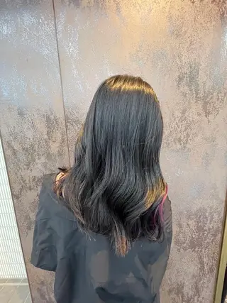 セミロング カラー メンズ特化/ パーマChihoのヘアスタイル