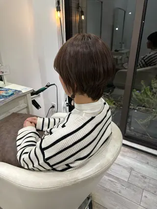 ショート カラー GIFT所属・橋本叶夢/ ショートヘア/パーマのヘアスタイル