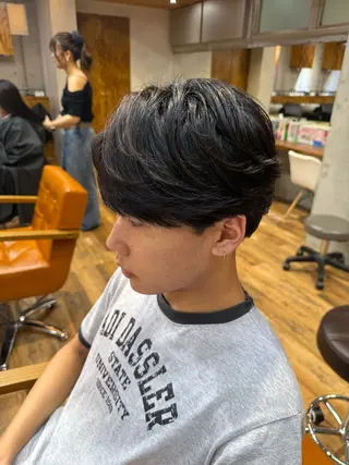 ショート メンズ 透明感カラー✨ メンズカット/ケイゴのヘアスタイル