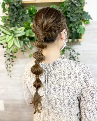 ロング ヘアアレンジ ヘアメ/着付け 清水玲歌のヘアスタイル