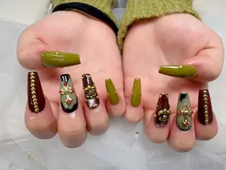ネイル lucky nail 歌舞伎町のネイルデザイン