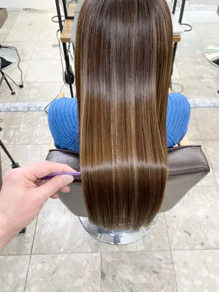 ロング カラー レディース人気 🦊菅谷のヘアスタイル