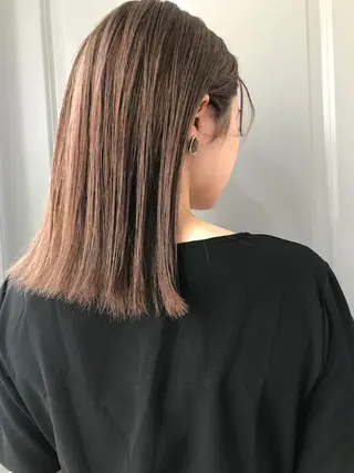 ミディアム カラー suvvy hairsalonのヘアスタイル