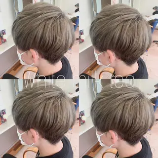 ショート カラー hair salon siro所属・小澤 志穂のヘアスタイル