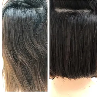 ミディアム パーマ HBLディプロマ所有 AZUSAのマツエク・マツパデザイン