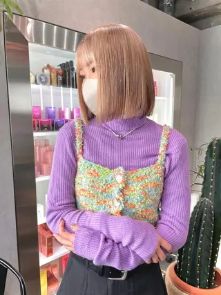 カラー スミレ /メンズ /コーンロウのヘアスタイル