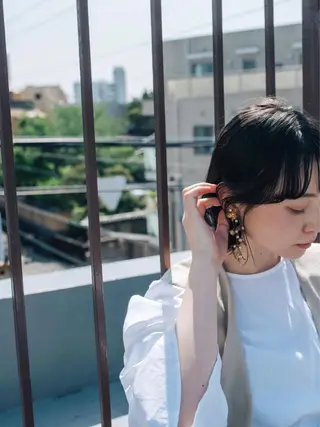 ミディアム 高浜 夕海のヘアスタイル