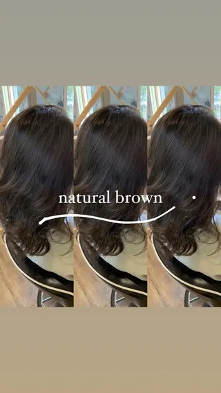 セミロング カラー 🐸鈴木 綾乃🐸のヘアスタイル