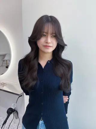 ロング 🧞‍♂️韓国風艶髪 🧞masa🧞‍♀のヘアスタイル