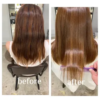 セミロング 新井 広樹のヘアスタイル