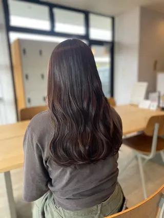 ロング カラー anuenue🌿 西村砂羽のヘアスタイル