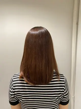ロング 🦋ハイトーンカラ ー🦋熊田 史織のヘアスタイル