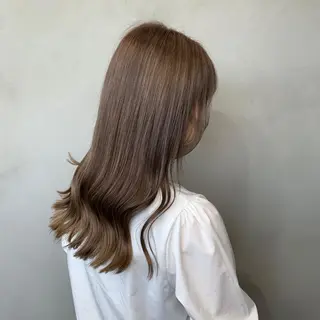 セミロング カラー 透明感カラー特化型 NAOKIのヘアスタイル