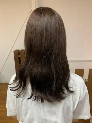 セミロング 美容室 Jフィドルファドル所属・わきた かずなのヘアスタイル