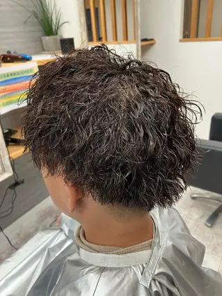 パーマ メンズ メンズ特化/パーマ/ フェードWATARUのヘアスタイル